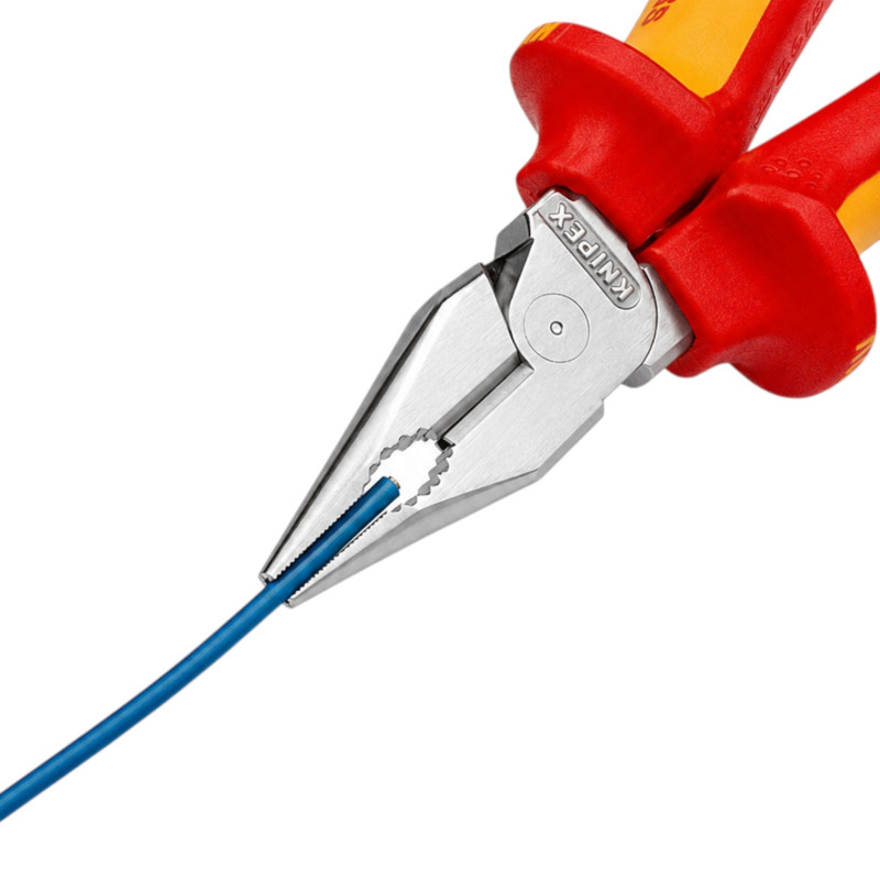 Пасатижі KNIPEX VDE подовжені діелектричні Ø13,0мм, 185мм (08 26 185)