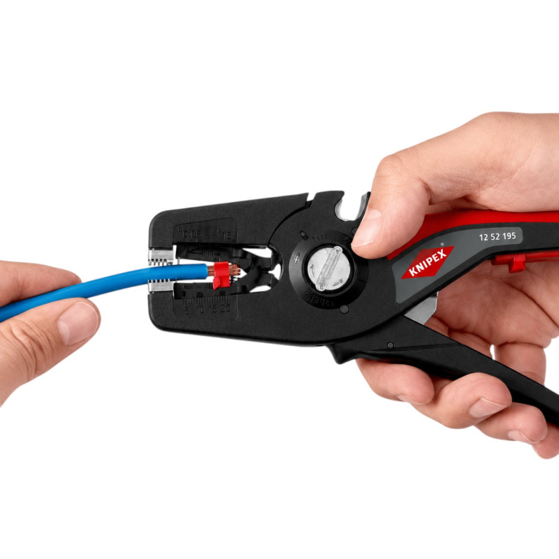 Стриппер KNIPEX PreciStrip для снятия изоляции 0,08–16 мм² (12 52 195)