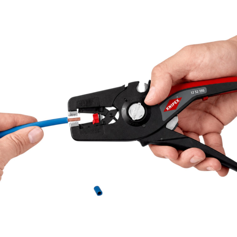 Стриппер KNIPEX PreciStrip для снятия изоляции 0,08–16 мм² (12 52 195)