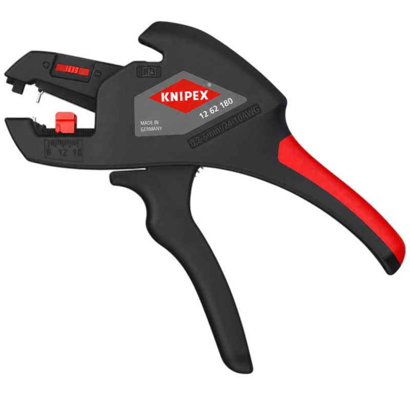 Стриппер Knipex ComStrip автоматический до 6мм², 180мм (12 62 180)
