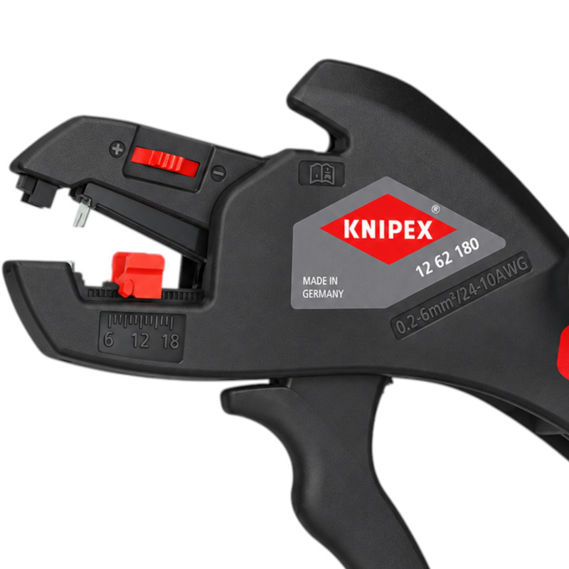 Стриппер Knipex ComStrip автоматический до 6мм², 180мм (12 62 180)