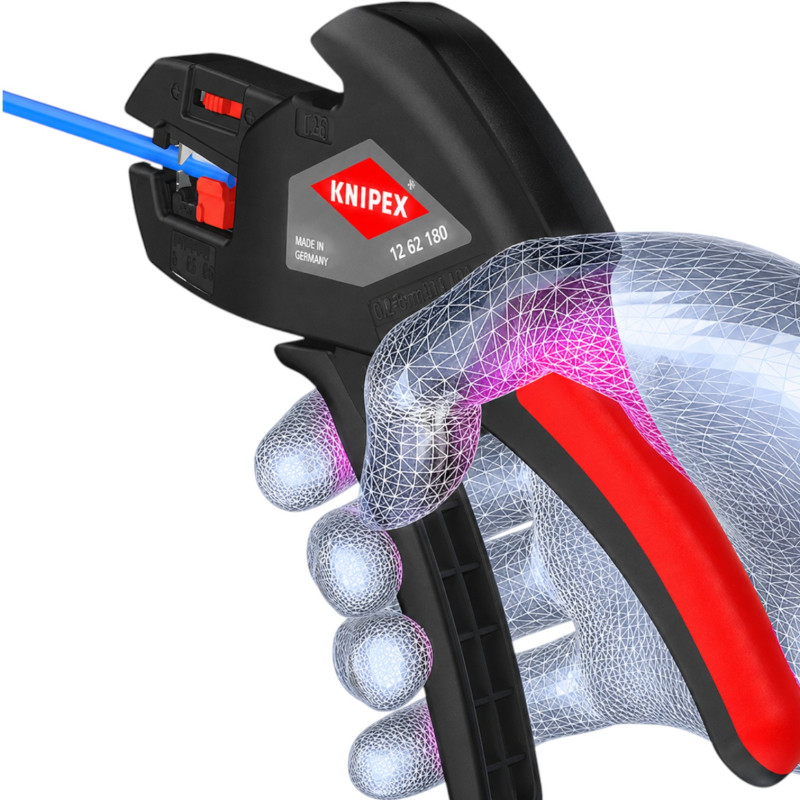 Стриппер Knipex ComStrip автоматический до 6мм², 180мм (12 62 180)