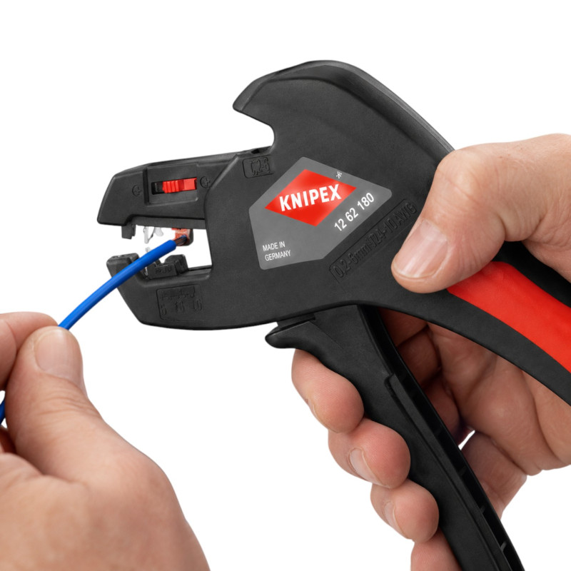 Стриппер Knipex ComStrip автоматический до 6мм², 180мм (12 62 180)