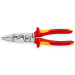 Багатофункціональні кліщі KNIPEX VDE діелектричні, 200 мм (13 86 200) – Фото №1