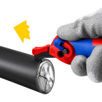 Ніж KNIPEX з п’яткою для зняття ізоляції кабелів (16 50 145 SB) – Фото №9