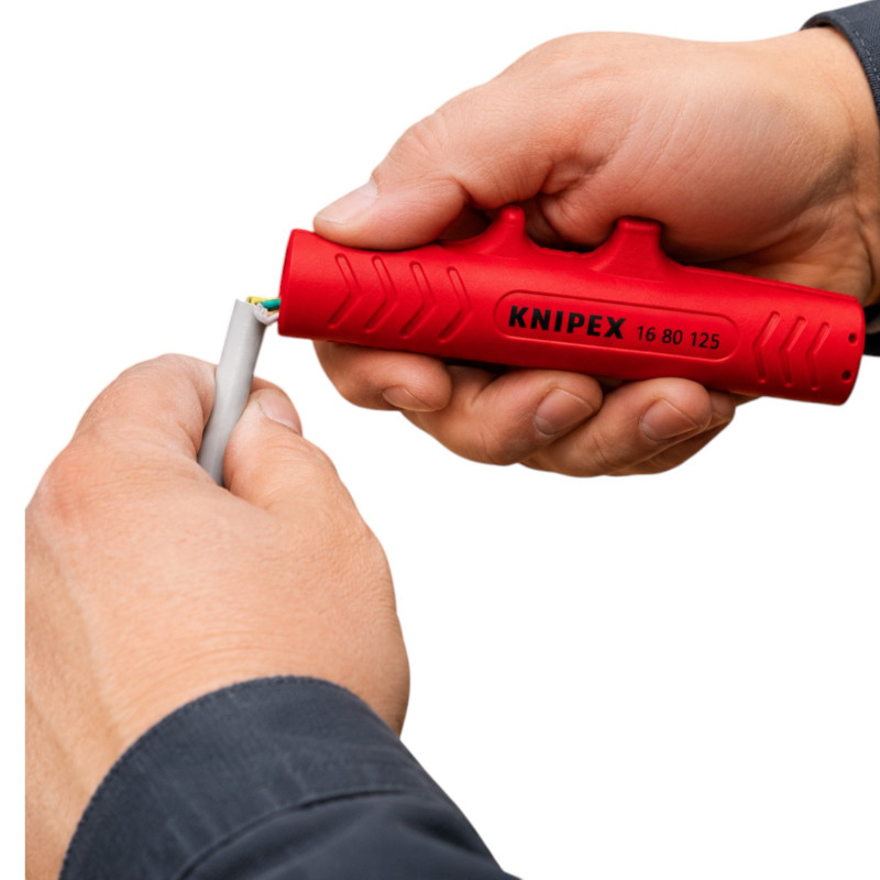 Стріпер KNIPEX для зняття ізоляції, Ø8–13 мм, 125 мм (16 80 125 SB)