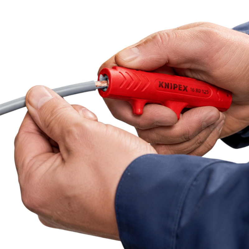 Стріпер KNIPEX для зняття ізоляції, Ø8–13 мм, 125 мм (16 80 125 SB)