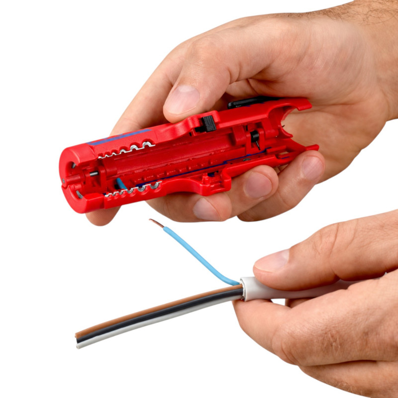 Стриппер KNIPEX для снятия изоляции, Ø8–13мм, 125мм (16 85 125 SB)