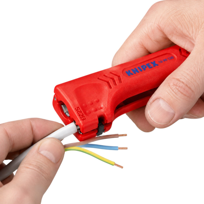 Стрипер KNIPEX для снятия изоляции, Ø8–13мм, 130мм (16 90 130 SB)