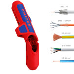 Стриппер KNIPEX ErgoStrip для снятия изоляции, Ø8–13мм, 135мм (16 95 01 SB) – Фото №5