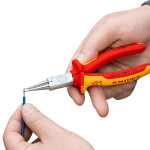Круглогубцы диэлектрические KNIPEX VDE, 160мм (22 06 160) – Фото №6
