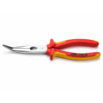 Круглогубцы плоские KNIPEX VDE с режущей кромкой изогнутые (26 26 200) – Фото №2