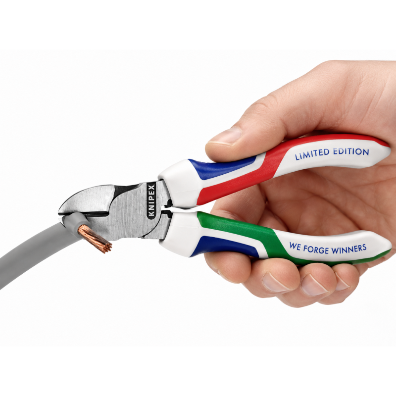 Кусачки боковые (бокорезы) KNIPEX "We Forge Winners (70 02 160 S8)