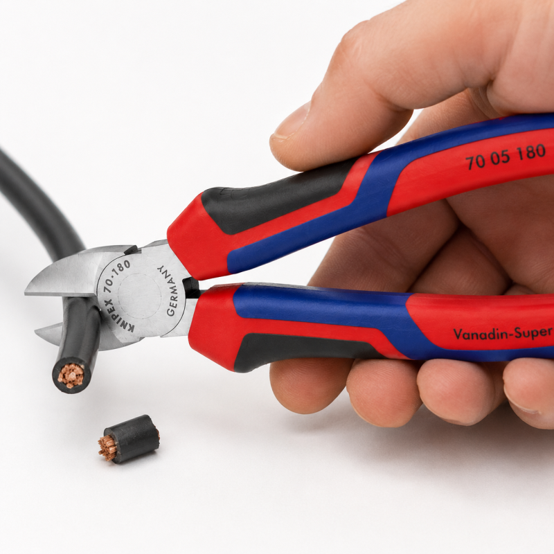 Боковые кусачки VDE KNIPEX Ø4,0 мм, 180 мм (70 05 180)