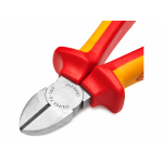 Боковые кусачки (бокорезы) KNIPEX VDE хромированные (70 06 180) – Фото №3