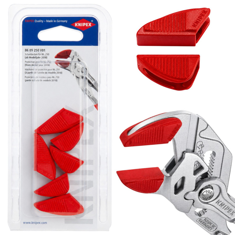 Захисні губки KNIPEX для кліщів-ключа 250мм, 3 пари (86 09 250 V01)