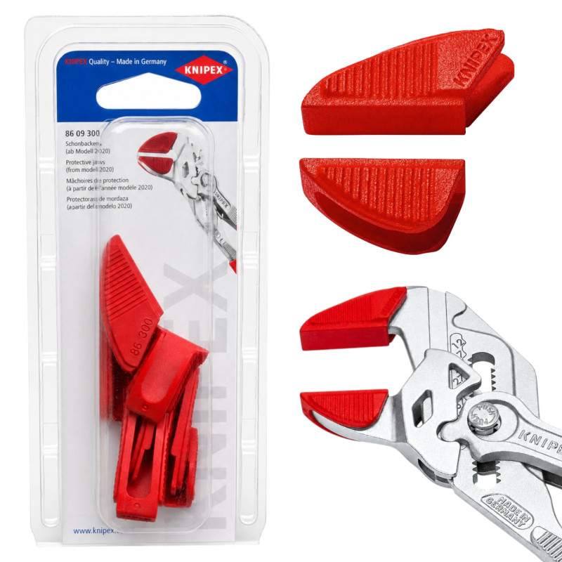 Захисні губки KNIPEX для кліщів-ключа 300мм, 3 пари (86 09 300 V01)