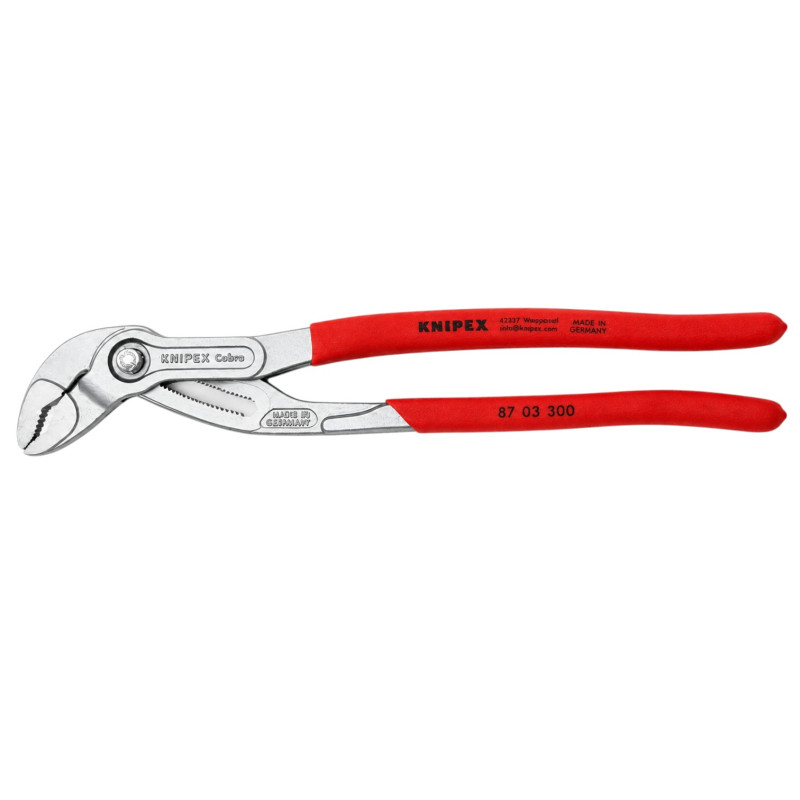 Кліщі переставні KNIPEX Cobra високотехнологічні Ø70мм, 300мм (87 03 300)