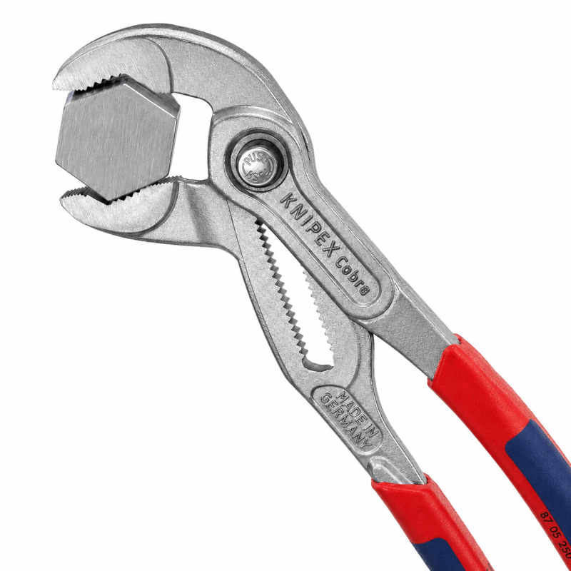 Кліщі сантехнічні переставні KNIPEX Cobra 250 мм Ø50 мм (87 05 250)