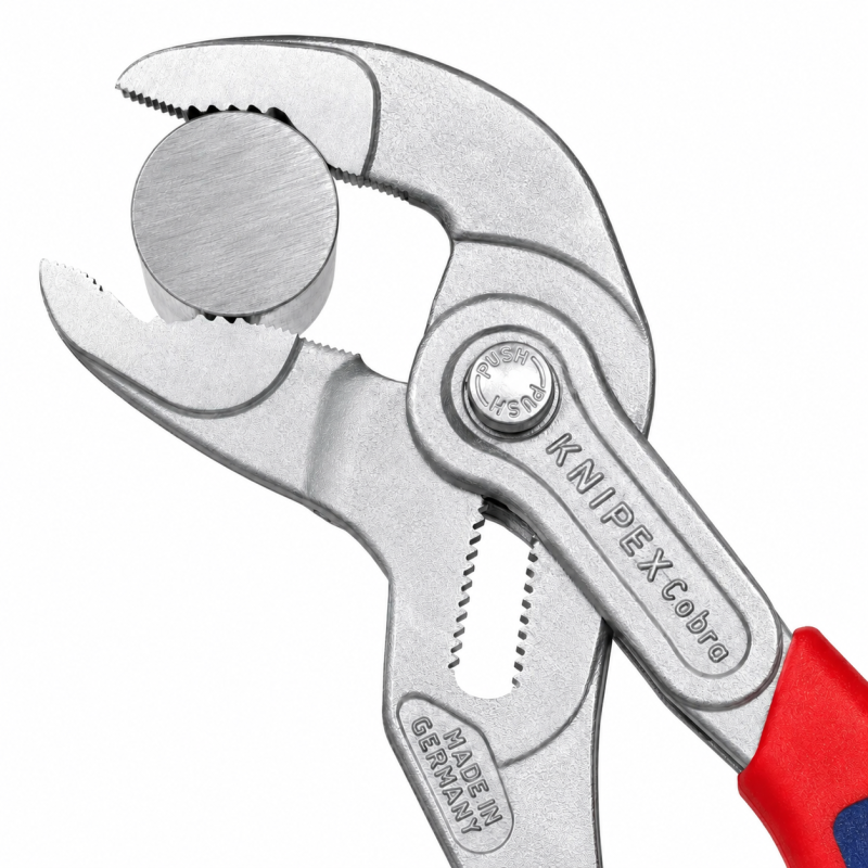 Кліщі сантехнічні переставні KNIPEX Cobra 250 мм Ø50 мм (87 05 250)