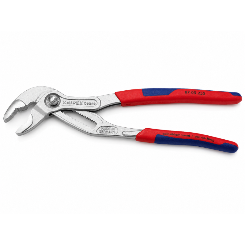 Кліщі сантехнічні переставні KNIPEX Cobra 250 мм Ø50 мм (87 05 250)