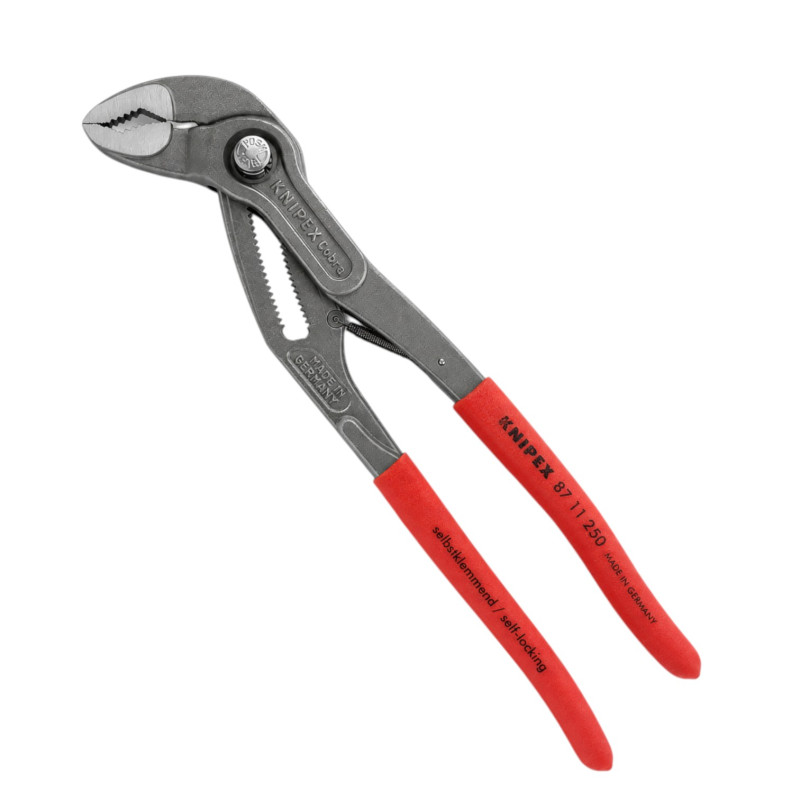 Кліщі переставні KNIPEX Cobra matic з пружиною Ø50мм, 250мм (87 11 250)
