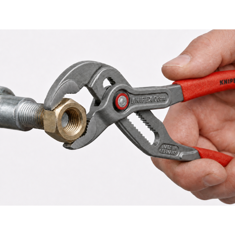 Клещи сантехнические переставные KNIPEX Cobra QuickSet (87 21 250)