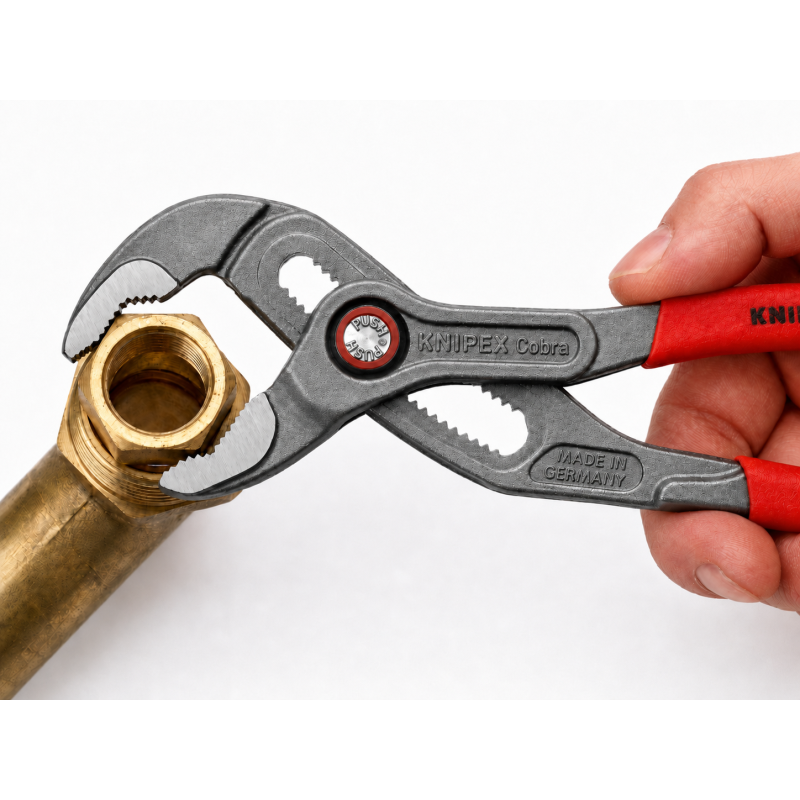 Клещи сантехнические переставные KNIPEX Cobra QuickSet (87 21 250)
