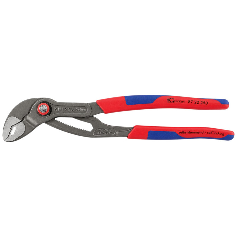 Клещи переставные KNIPEX Cobra QuickSet Ø50мм, 250мм (87 22 250)
