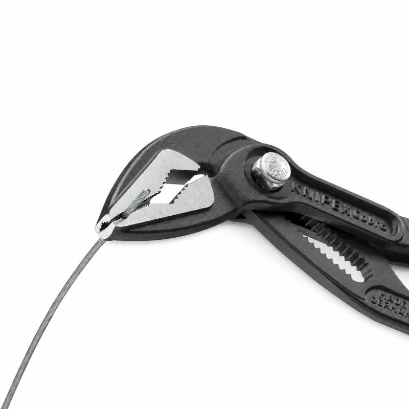 Кліщі сантехнічні переставні KNIPEX Cobra ES тонкі 180 мм (87 51 180)