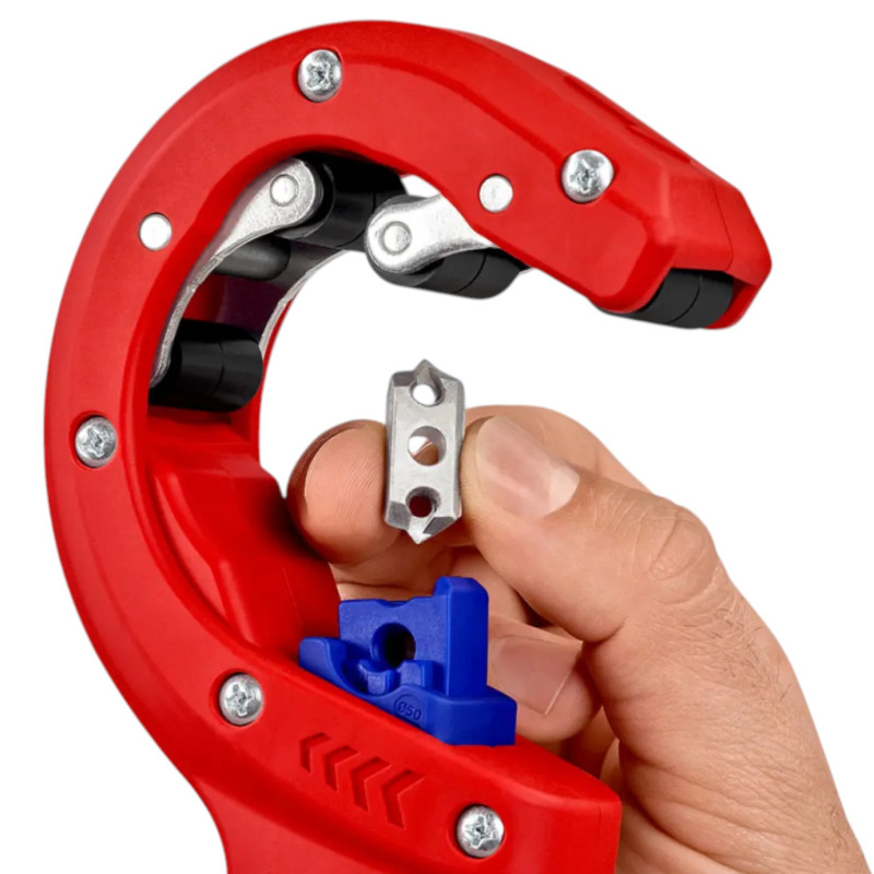 Труборез KNIPEX DP50, для ПВХ труб Ø32/40/50 мм, до 2,4 мм (90 23 01 BK)