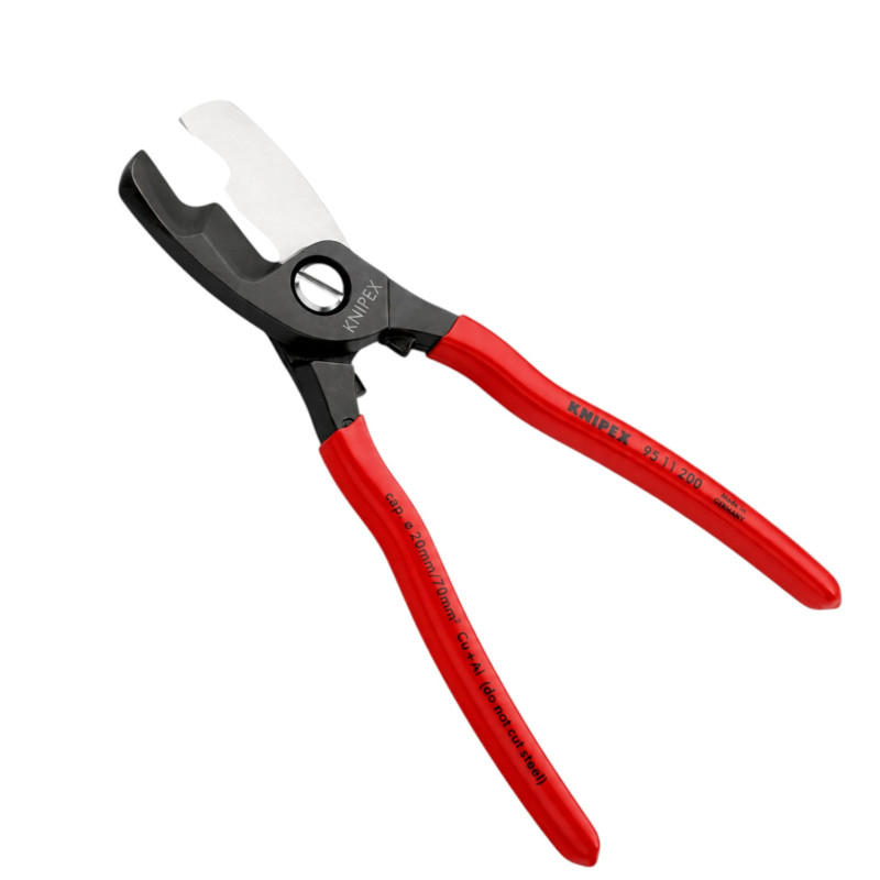 Ножиці KNIPEX  для різання кабелів Ø20мм, 200мм (95 11 200)