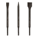 Набор зубил KNIPEX RENNSTEIG SDS-PLUS 250 мм, 3 шт (9R 212 00090) – Фото №1