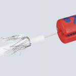 Стріпер (знімач ізоляції) із коаксіальних кабелів Knipex (16 60 100 SB) – Фото №5