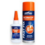 Клей двокомпонентний з активатором MUSTANG FAST FIX 200 мл + 50 г (MG28) – Фото №1