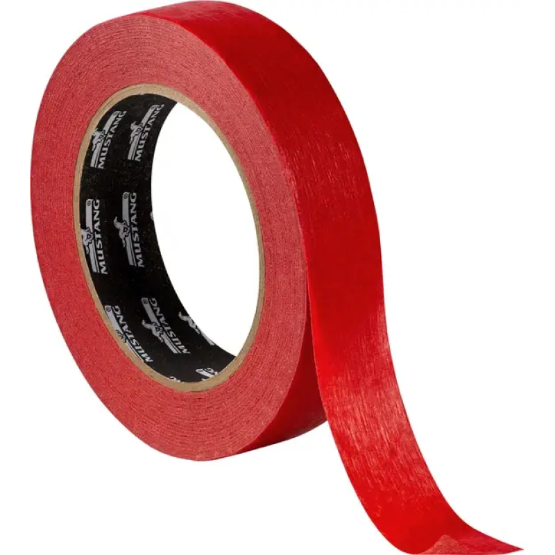 Малярная лента MUSTANG DA VINCI RED, красная, 25 мм × 50 м (ITWP2550R)