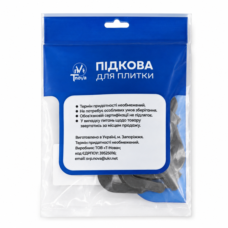 Подкова для плитки 0,5мм Tnova, комплект 50шт (60309005)