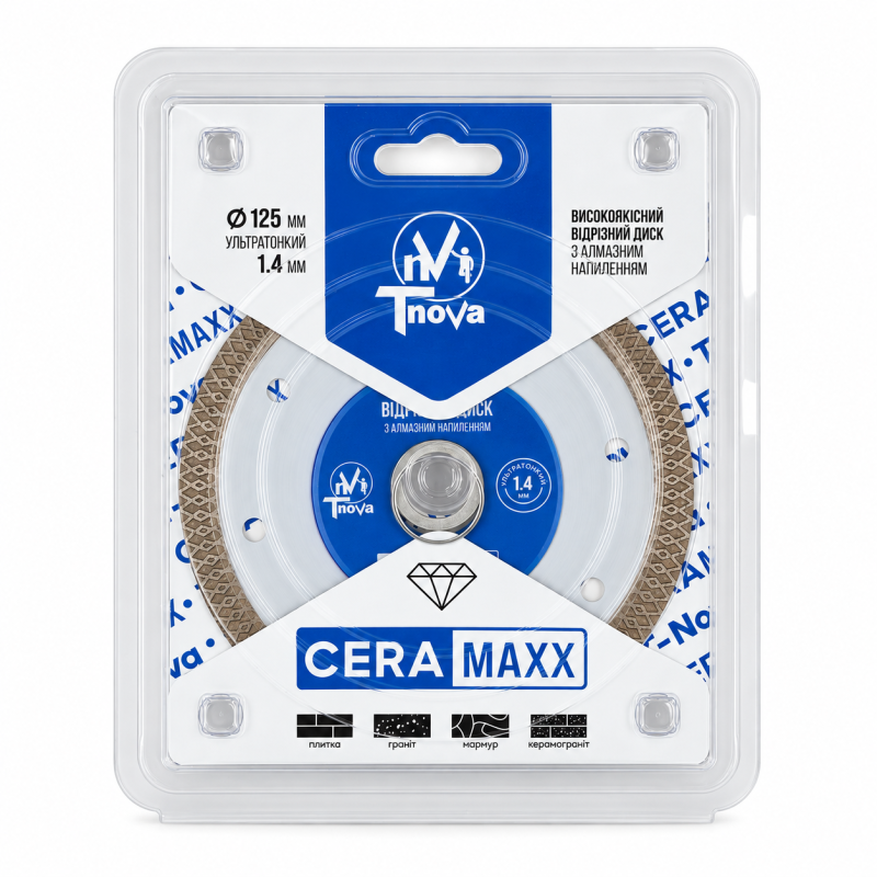 Диск відрізний T-Nova CERRAMAXX 125×1,4×22,23 мм (60456703)