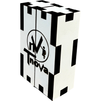 Уровень магнитный Tnova для монтажа гипсокартона 100х60 мм (Tn0675)