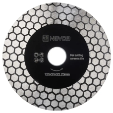 Диск алмазный NOVQO Ceramic 125*1.8*22.23 мм под рез 45 градусов (NOV01)