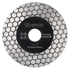 Диск алмазный NOVQO Ceramic 115*1.8*22.23 мм под рез 45 градусов (NOV017)