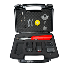 Аккумуляторный угловой гравер Hengzuan (Gravix) 100 Вт, 2 АКБ - 16,8 В (H-MG-9303)