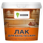 Лак для бань и саун OxiDom WoodLack, 0,75 л, полуматовый (4231) – Фото №1