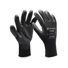 Защитные перчатки с полиуретановым покрытием Black PU, пара, размер 10 (0899402410)