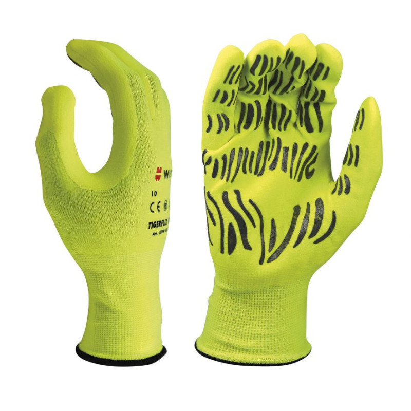 Рукавиці захисні з нітриловим покриттям TIGERFLEX HI-LITE, пара, розмір 9 (0899403089)