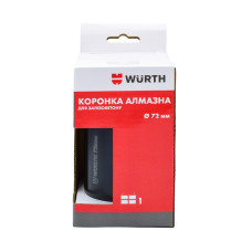 Коронка алмазная по железобетону, 72ммх10ммх5т, 1 шт. в коробке (166663572)