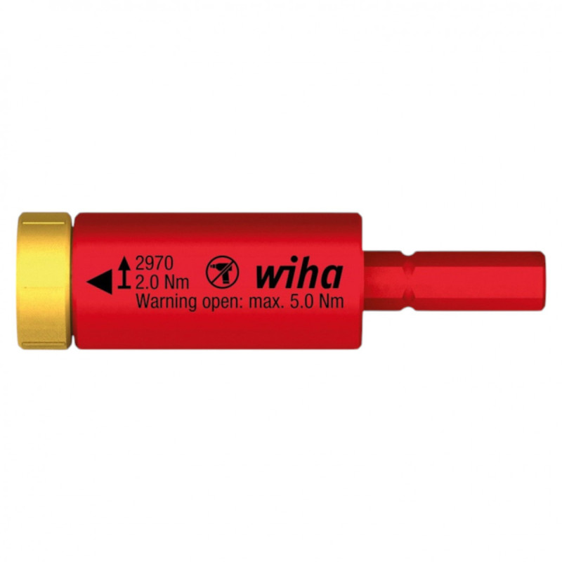 Динамометричний адаптер Wiha ізольований 2.0 Nm easyTorque electric (41342)