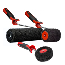 Комплект валиков для шпаклевки OLEJNIK с ручкой для механического использования 100 мм + 230 мм + угловой (VAL-03)