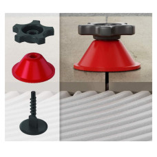 Комплект для систем выравнивания плитки Litolevel LITOKOL гайка + конус (250 шт./уп.) (LTLVDC0250)