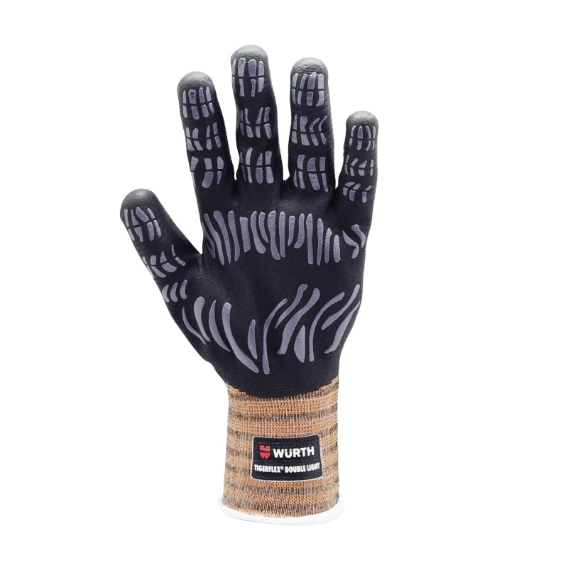 Рукавиці TIGERFLEX DOUBLE LIGHT, нейлон, покриття нітрил, пара, р.8 (0899411228)